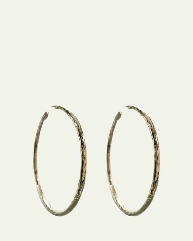 Extra Large Hoop Earrings in 18K Gold